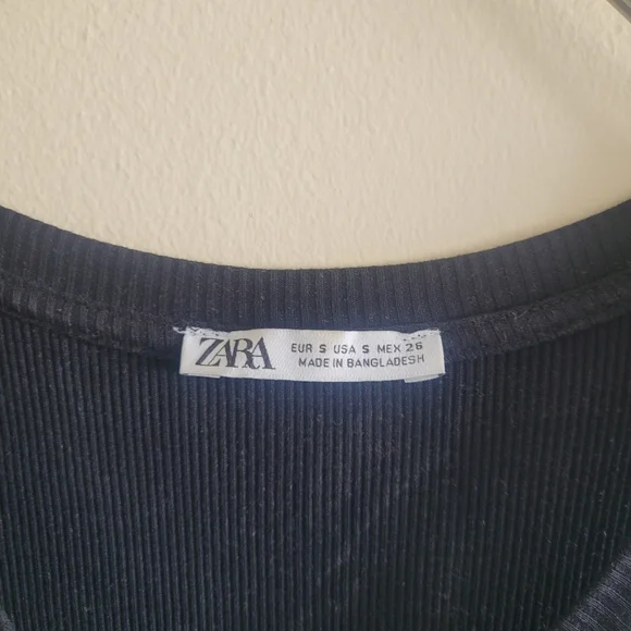 ZARA Ribbed Dress - Picture 8 of 10